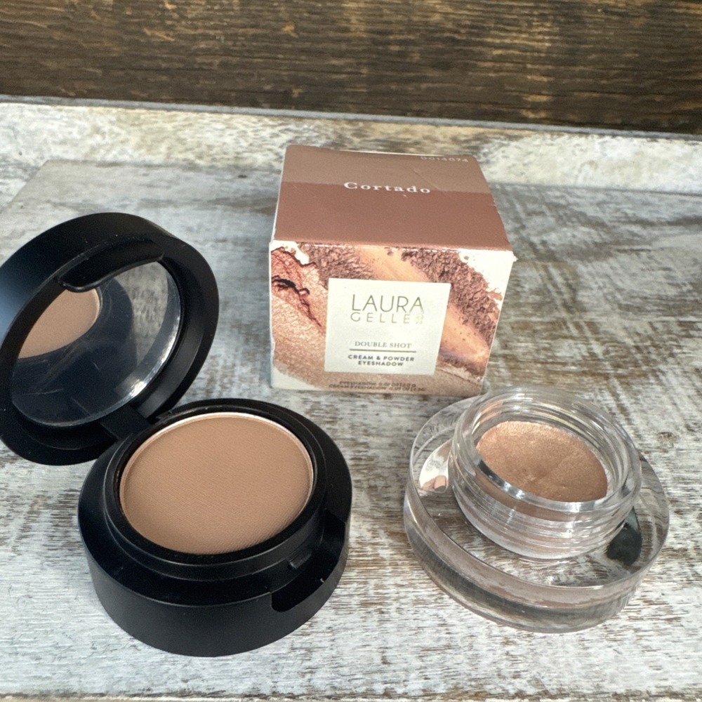 Laura Geller‎ Double Shot Cream & Powder Eyeshadow ~ Cortado ~ 0.7 oz / 0.09oz